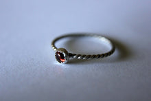 Load image into Gallery viewer, One Stackable Ring Mix and Match SINGLE Gemstones Sterling Silver band stacking ring