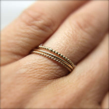 Load image into Gallery viewer, Pick a gold band in 14k Yellow Gold, 14k Rose Gold or 14k White Gold. Knuckle size available.