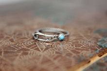 Load image into Gallery viewer, Dainty Little Safety Pin Stacking Ring. Punk rock sterling silver safety pin ring. New baby expectant mother jewelry push present.