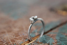 Load image into Gallery viewer, Prize Fighter Stacking Ring. Sterling silver boxing glove ring. Strong female jewelry. Fierce female feminist ring.