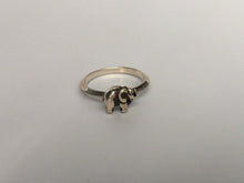 Load image into Gallery viewer, Elephant Stacking Ring. Sterling silver stacker jewelry mix and match. Good luck symbol jewelry.
