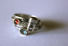 Load image into Gallery viewer, Tooth Stacker sz 5.5 RTS. Sterling silver molar ring.
