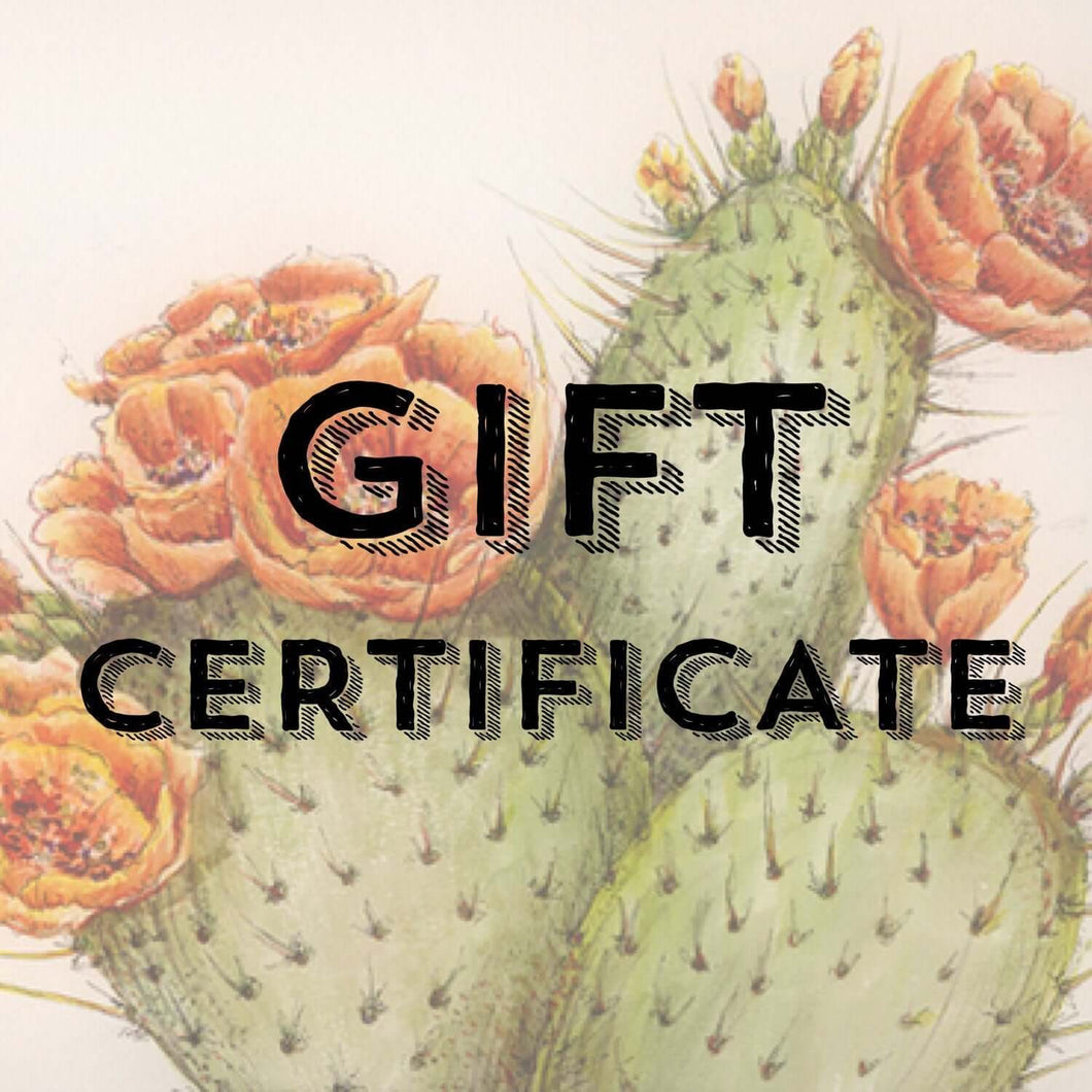 GIFT CERTIFICATE choose your denomination